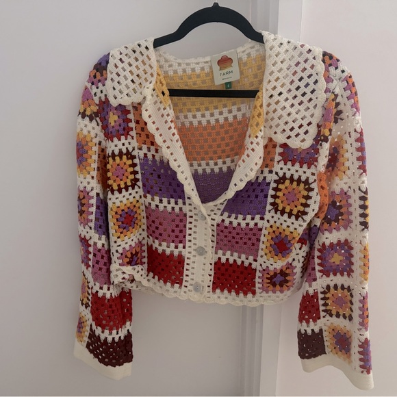 FARM Rio | Sweaters | Farm Rio Crochet Top | Poshmark